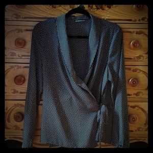 Adrianna Papell wrap blouse